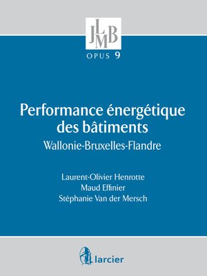cover image of Performance énergétique des bâtiments
